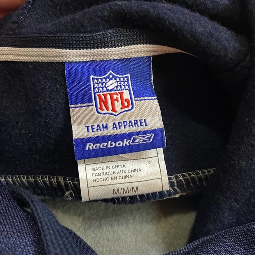 NFL Team Apparel Reebok New England Patriots Hoodie Men’s Size Medium - Picture 9 of 9